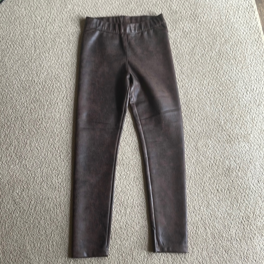 MAX STUDIO faux leather pants
